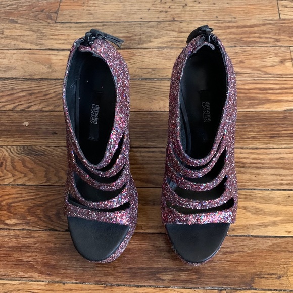 Vero Cuoio | glitter platform heels - Picture 5 of 12